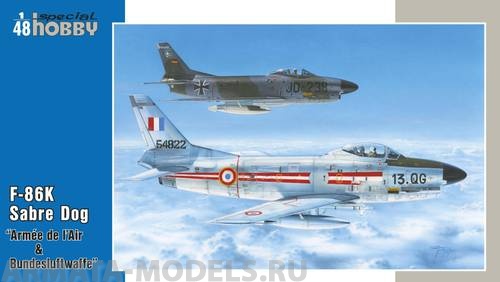 SH 48126 Самолет F-86K Armes de l'Air /Bundesluftwaffe Special Hobby