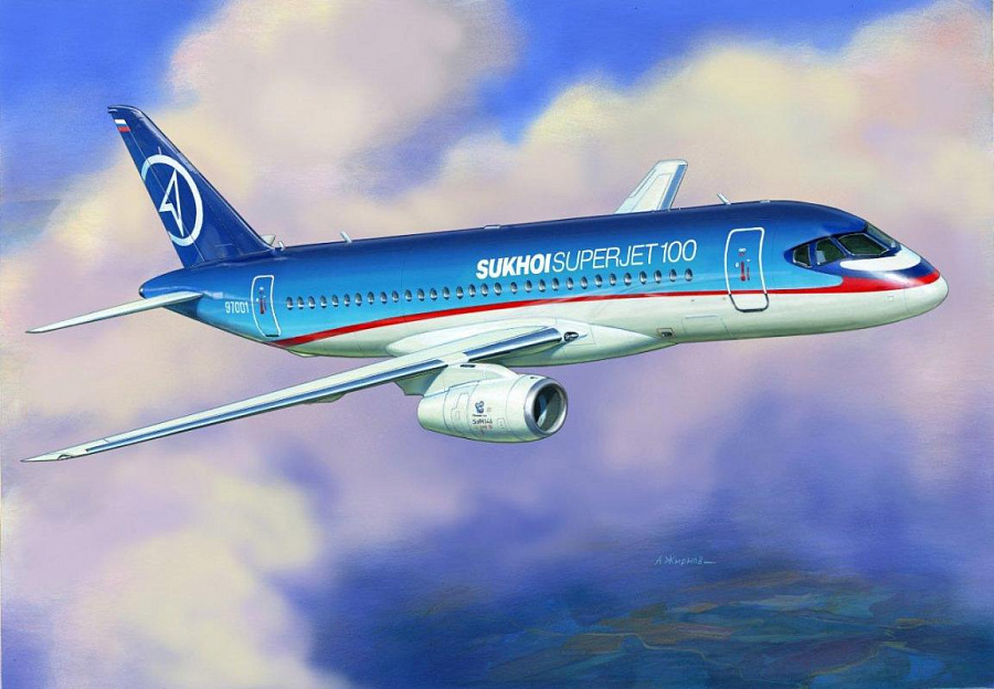 7009ПН Самолет Суперджет-100 Звезда
