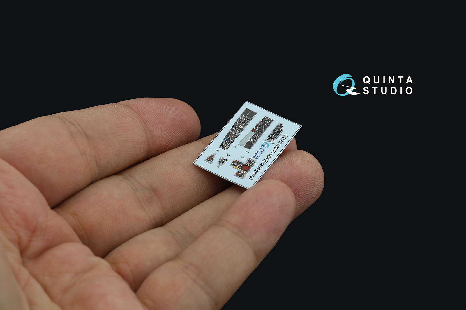 QD72105 3D Декаль интерьера кабины F-104J (Hasegawa)