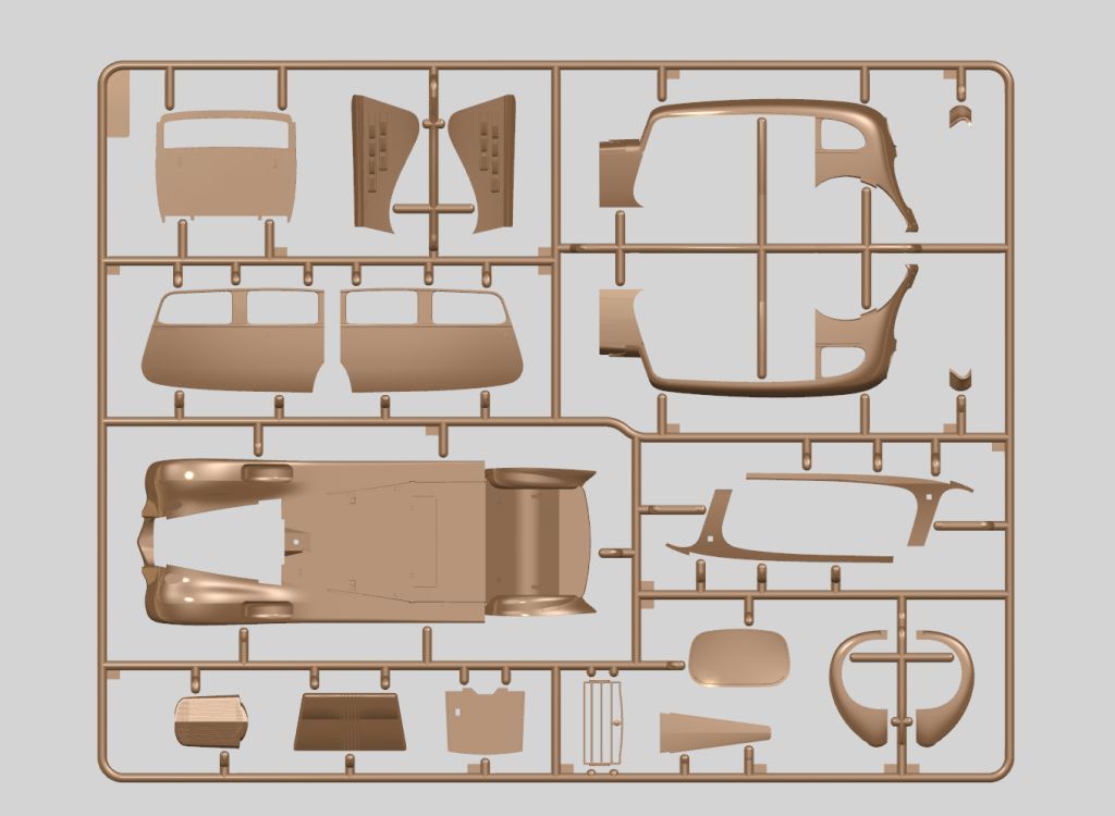 35535 Советский персональный автомобиль Packard Twelve (1936г) с фигурами лидеров (4 шт) ICM