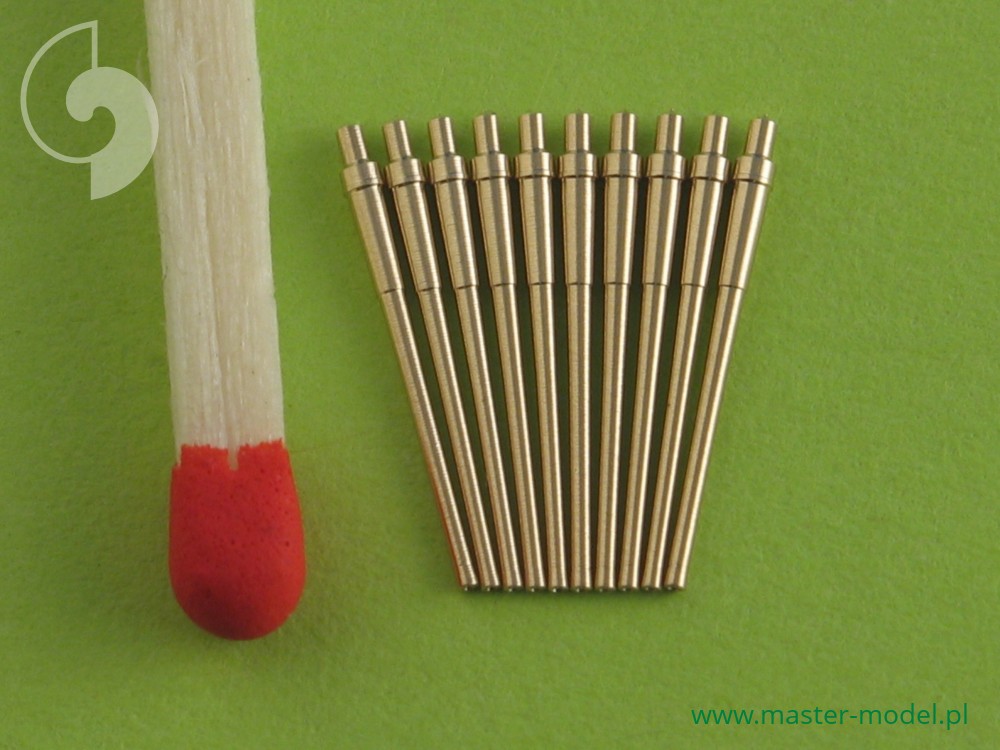 SM-700-008 Стволы IJN 20см / 50 (8 ) 3rd Year Type No. 2 - для турелей без глушителей (10шт) - большинство крейсеров IJN