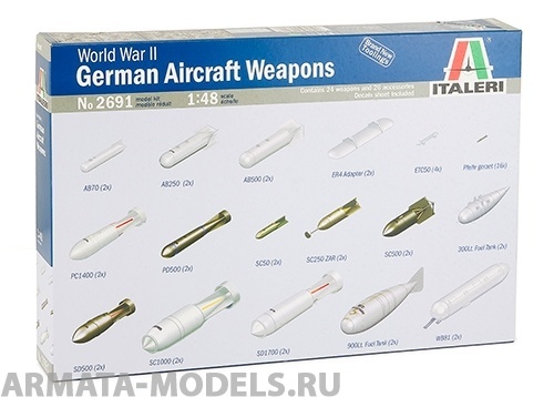 2691ИТ Набор бомб для Германских ВВС Italeri