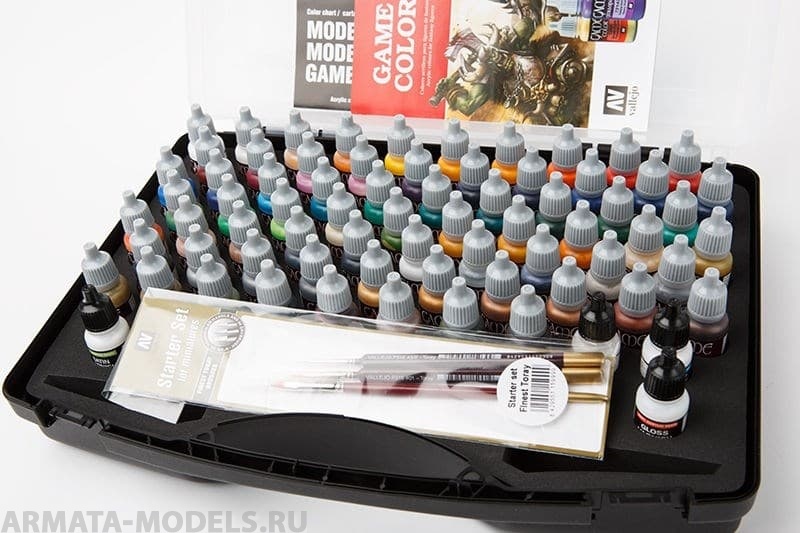 V-72172 Набор Game Color 72 цв. в чемоданчике UNITS