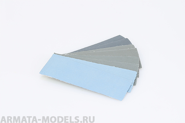 4619J Набор наждачной бумаги на липучке, P2000, P2500, P3000, P5000, 30x90 мм, 8 шт.