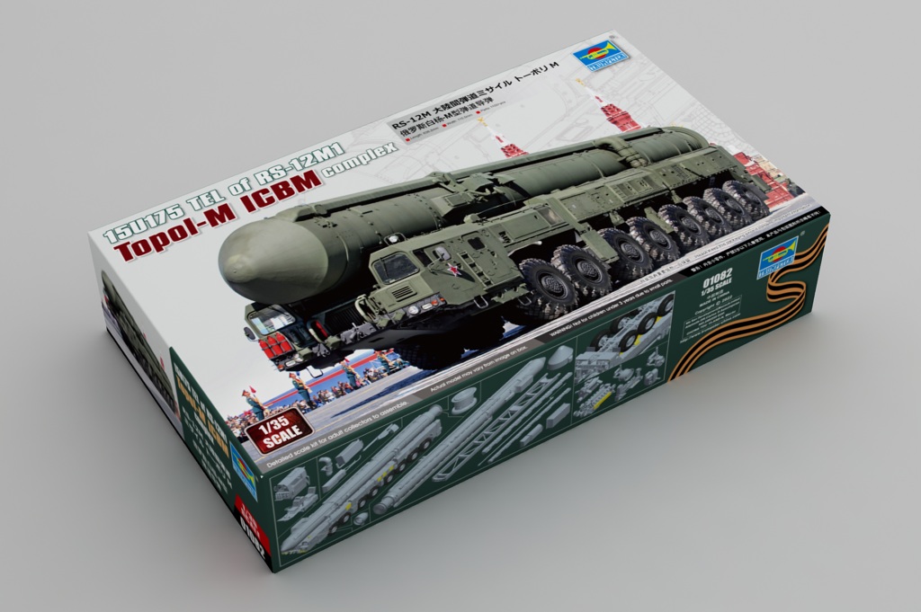 01082P TEL of RS-12M1 Topol-M Trumpeter