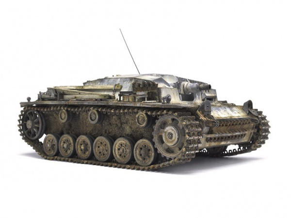 35281T Sturmgeschutz III Ausf. B с интерьером, металлическим стволом, решетками фототравления, 1 фигура Tamiya
