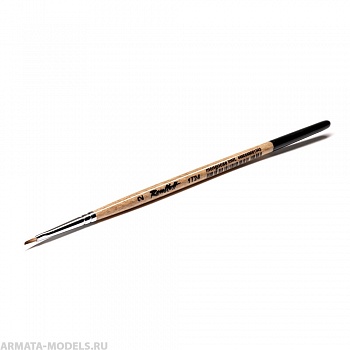 ЖТ2-02,04Б Кисть Roubloff синтетика имитация мангуста плоская 2 серии 1Т24