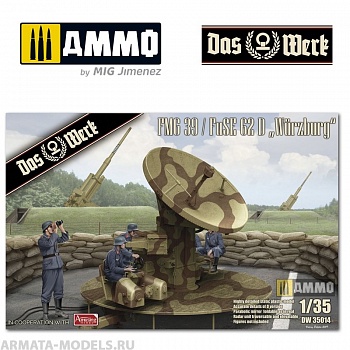 DW35014 Сборная модель FMG 39 / FuSe 62 D Wurzburg