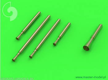 AM-72-096 Дополнение для моделей P-38M Lightning - .50 cal Brownings and 20mm cannon tips with flash hiders