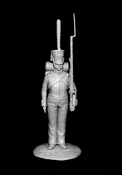 CHM-54125. Рядовой Лейб-гвардии пехотных полков, Россия 1839-43 гг.. 54 мм. Материал - смола.