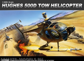 12250  Игрушка  авиация  Hughes 500D TOW 