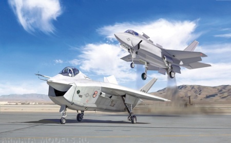 1419ИТ Ударные истребители: X-32 и X-35B Italeri