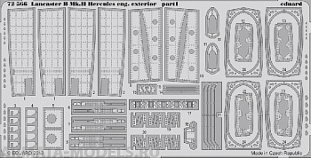 72566ED  Lancaster B Mk.II exterior (for Airfix kit) 1/72