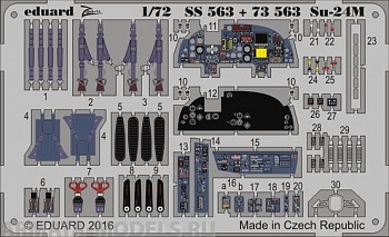 SS563 Фототравление Su-24M for Trumpeter kit