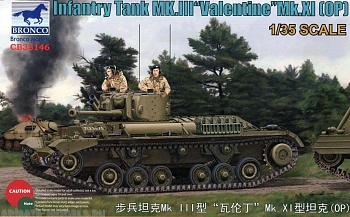 CB35146 Танк Infantry tank mk III valentine Mk.XI (OP) (Bronco Models) 1/35