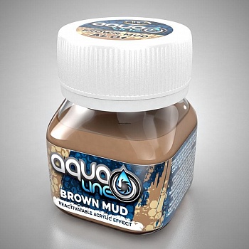 AL-01 Тонировочная паста AQUALINE  коричневая грязь
