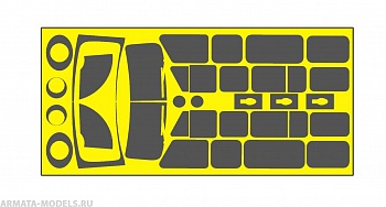 AM43104 Маска окрасочная для УАЗ Буханка Звезда