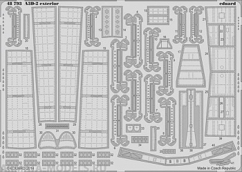 48793 Фототравление A3D-2 exterior for Trumpeter kit