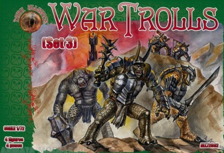 ALL72032 Фигуры War Trolls. Set 3 1/72 Dark Alliance