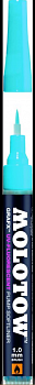 728621 Маркер MOLOTOW GrafX UV 1мм Флюр.Синий 01