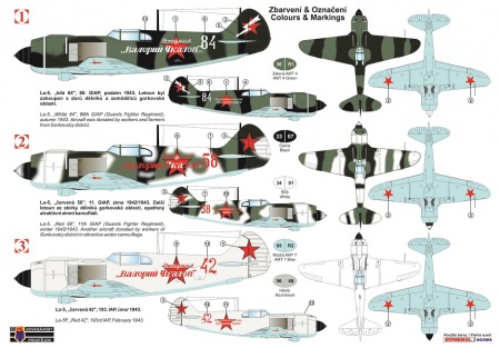 KPM0172  La-5 Valerij Ckalov KP Models