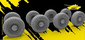 AM72181 Высокодетализированные колеса под нагрузкой для Бумеранга