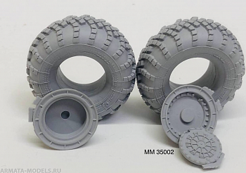 mm35003 Колеса 8шт В-77 с ран. ступицей МАЗ-543