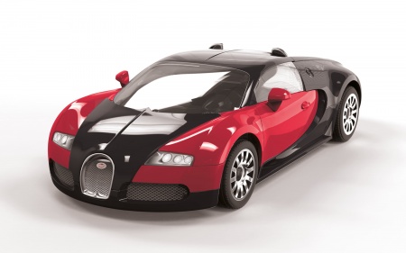J6020 QUICKBUILD Bugatti Veyron - Черный\Красны Airfix