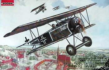 Rod603 Самолёт FOKKER D.VI WWI